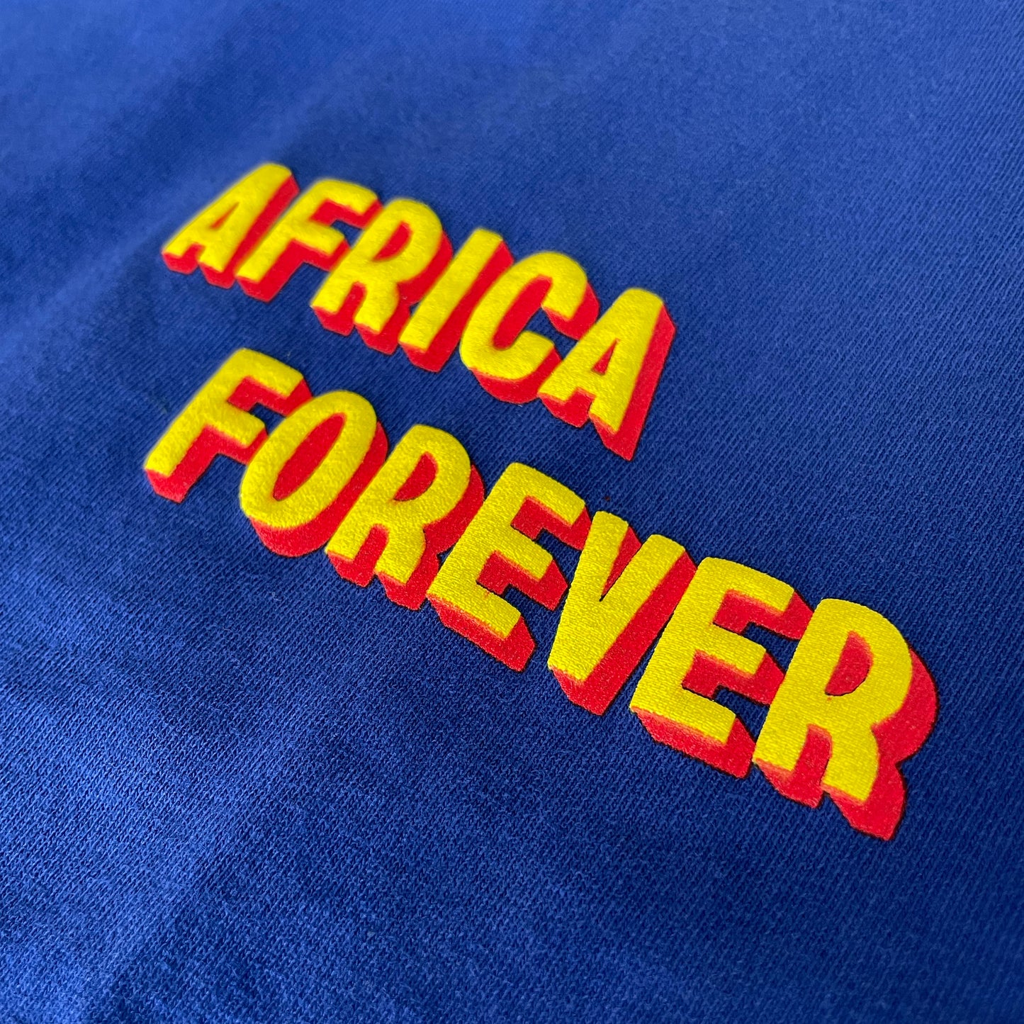 Africa Forever Tee - Cobalt